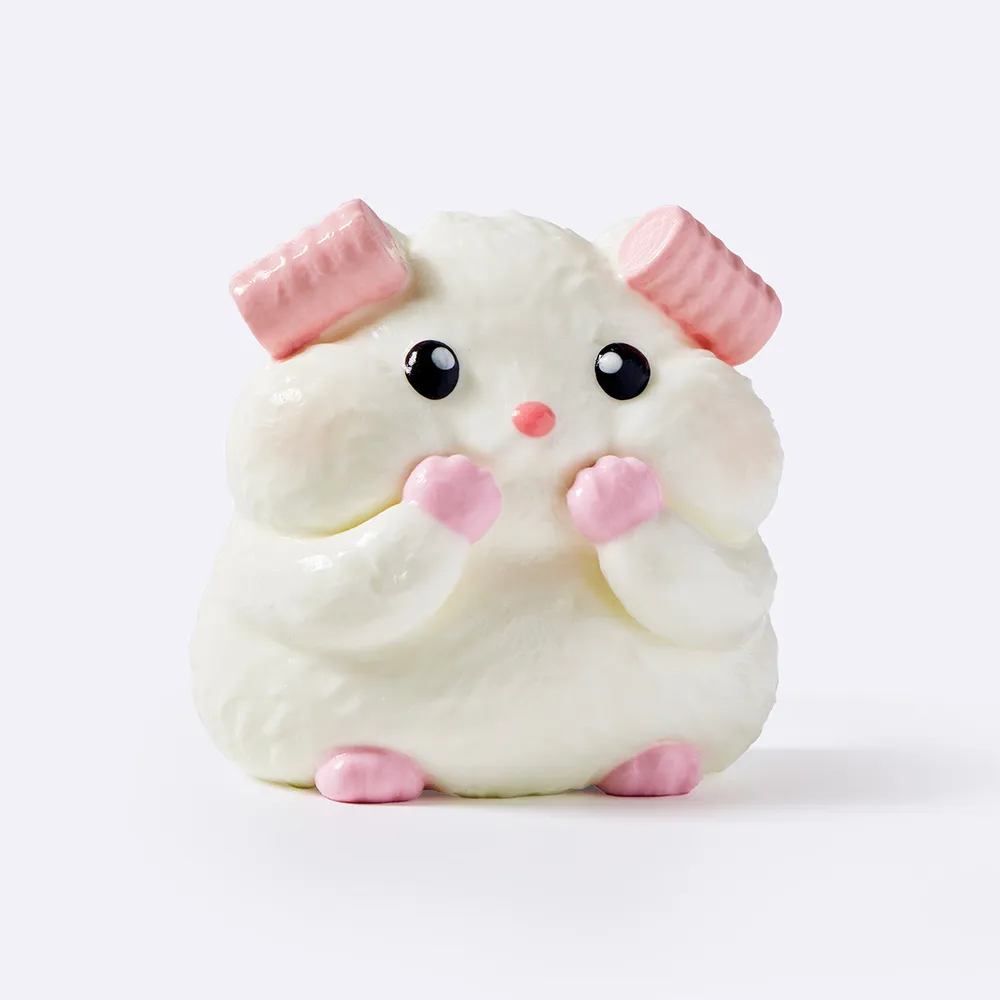 Pink Bangs-Curled Hamster