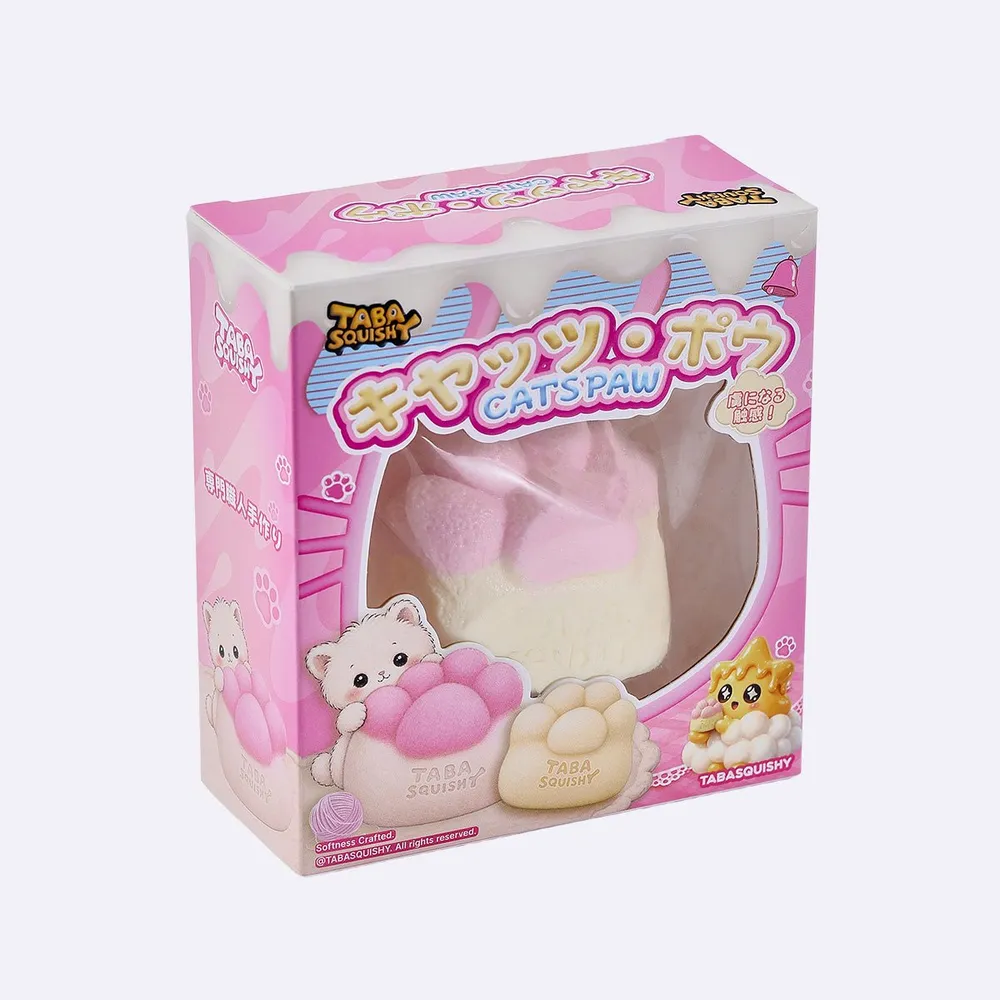 Pink Cat Paw Taba Squishy — photo 2