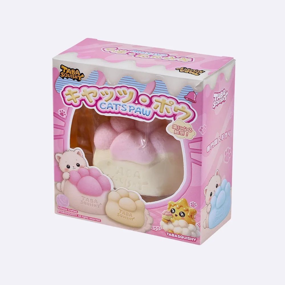 Pink Cat Paw Taba Squishy — photo 3