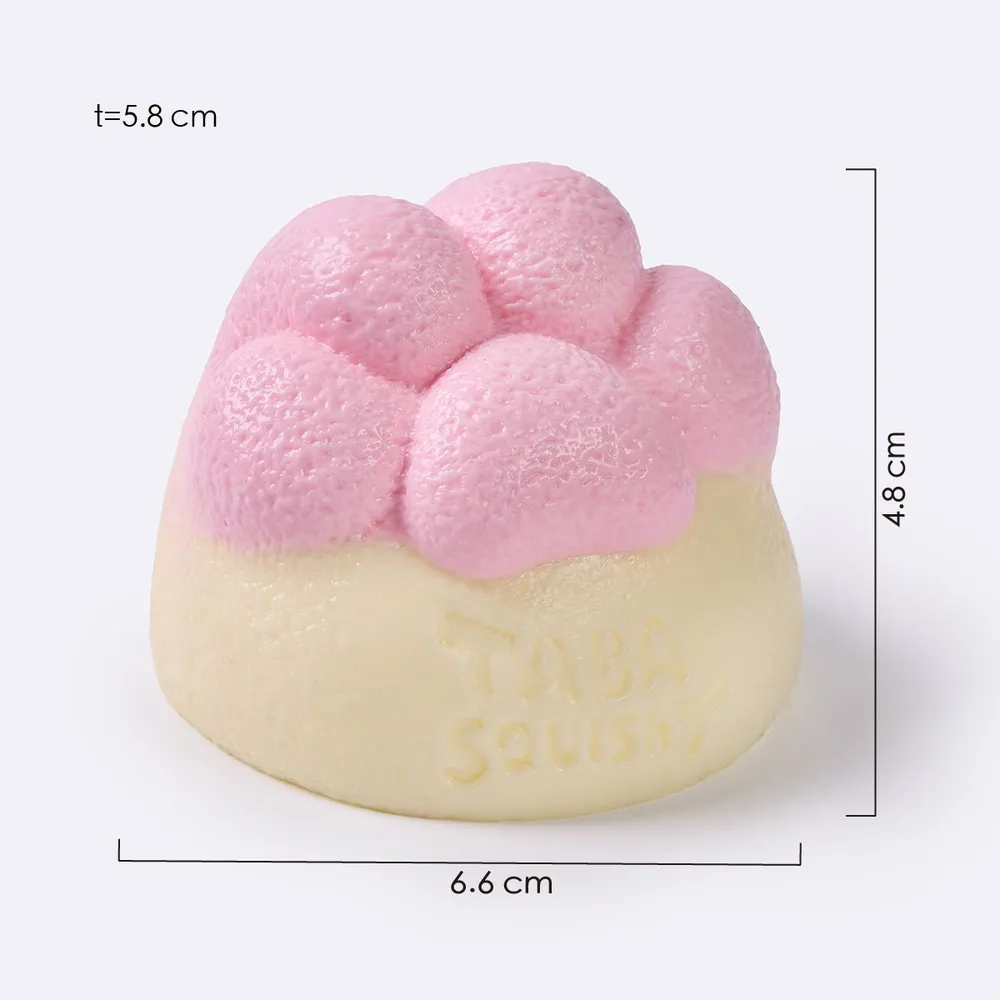 Pink Cat Paw Taba Squishy — photo 4