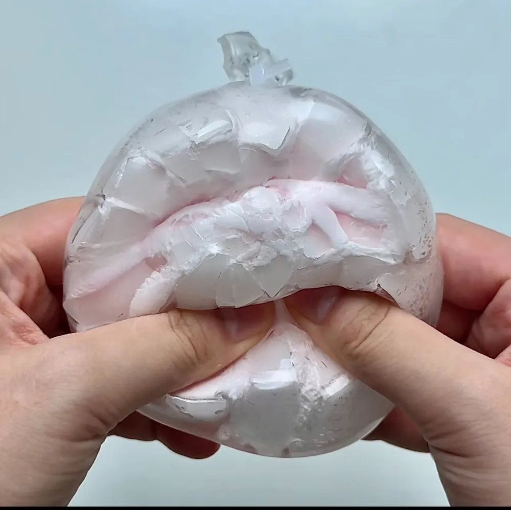 Pink Cracking Wax ball Squishy Fidget Toy(Can’t Guarantee Perfect Uncracked Delivery) — photo 2