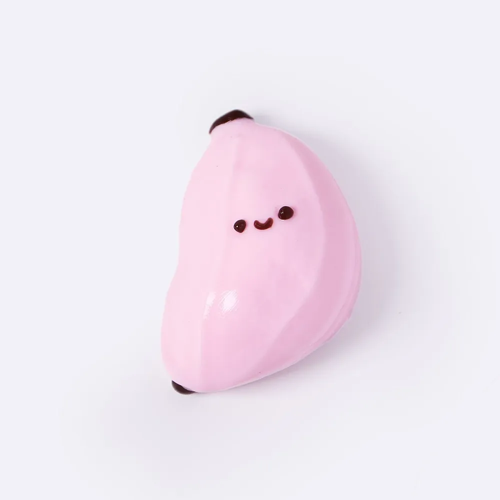 Pink Cute Banana Taba Squishy - Water Like