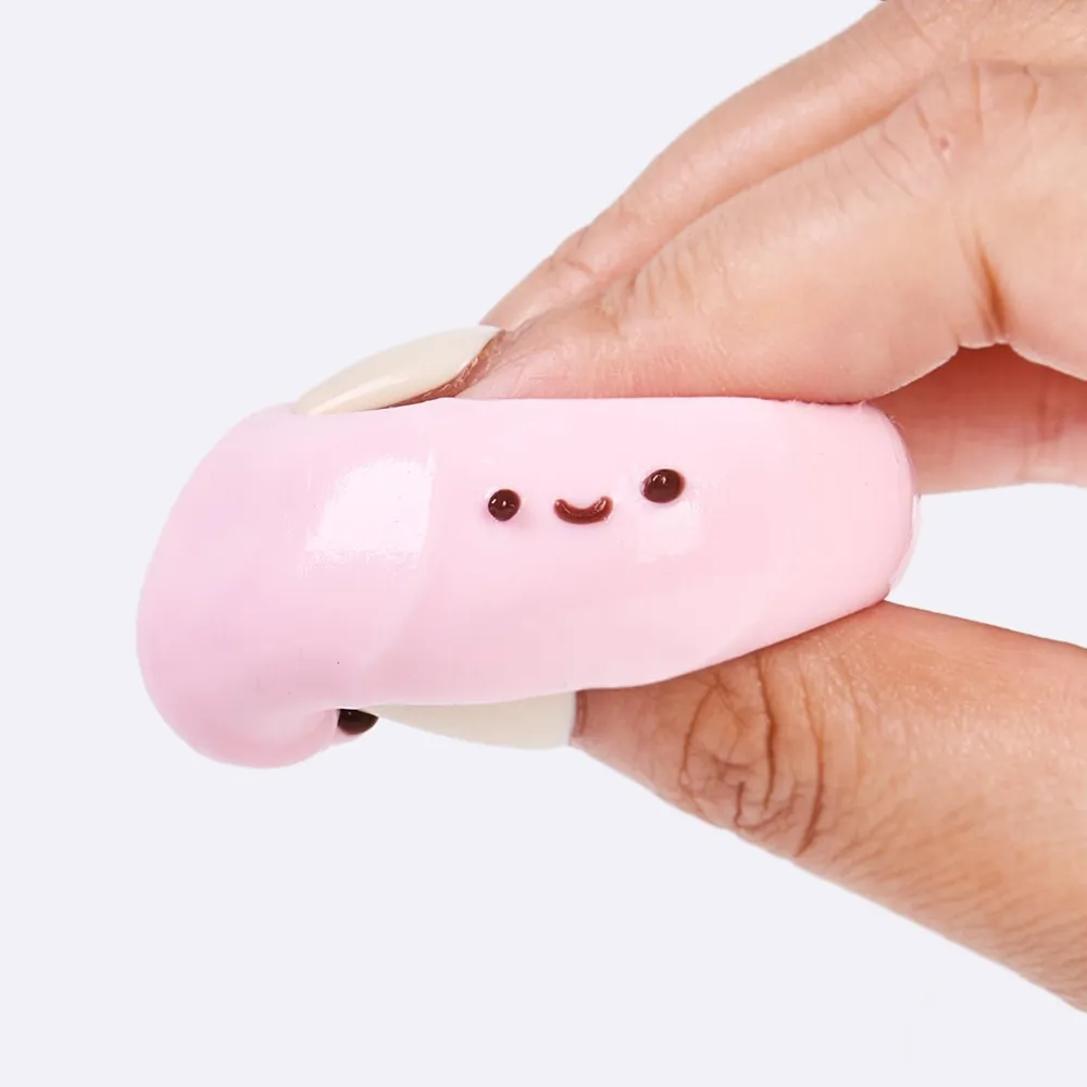 Pink Cute Banana Taba Squishy - Water Like — photo 3