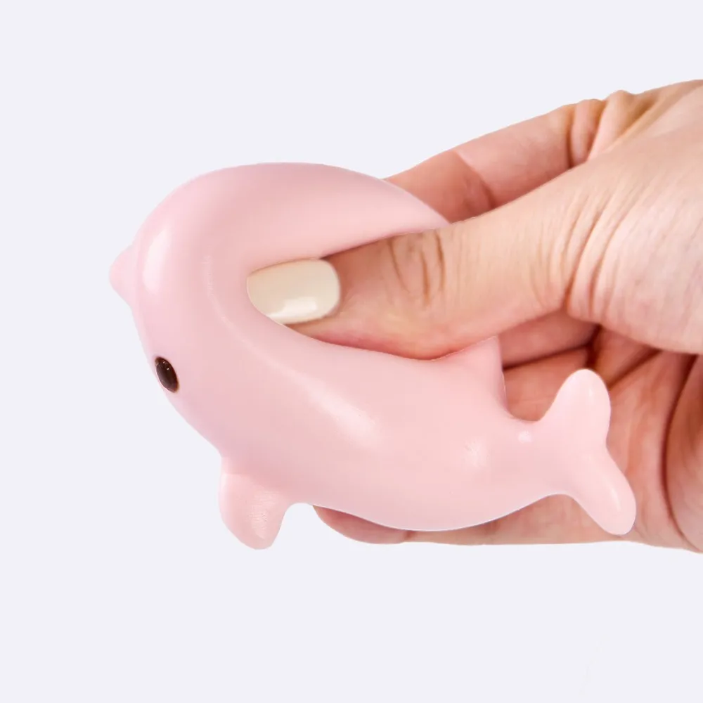 Pink Dolphin Taba Squishy — photo 3
