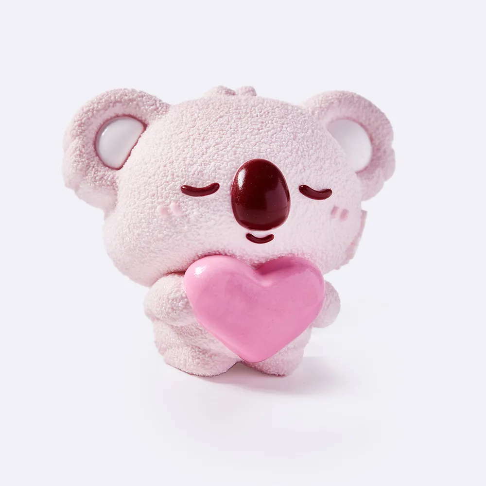 Pink Heart Koala Squishy