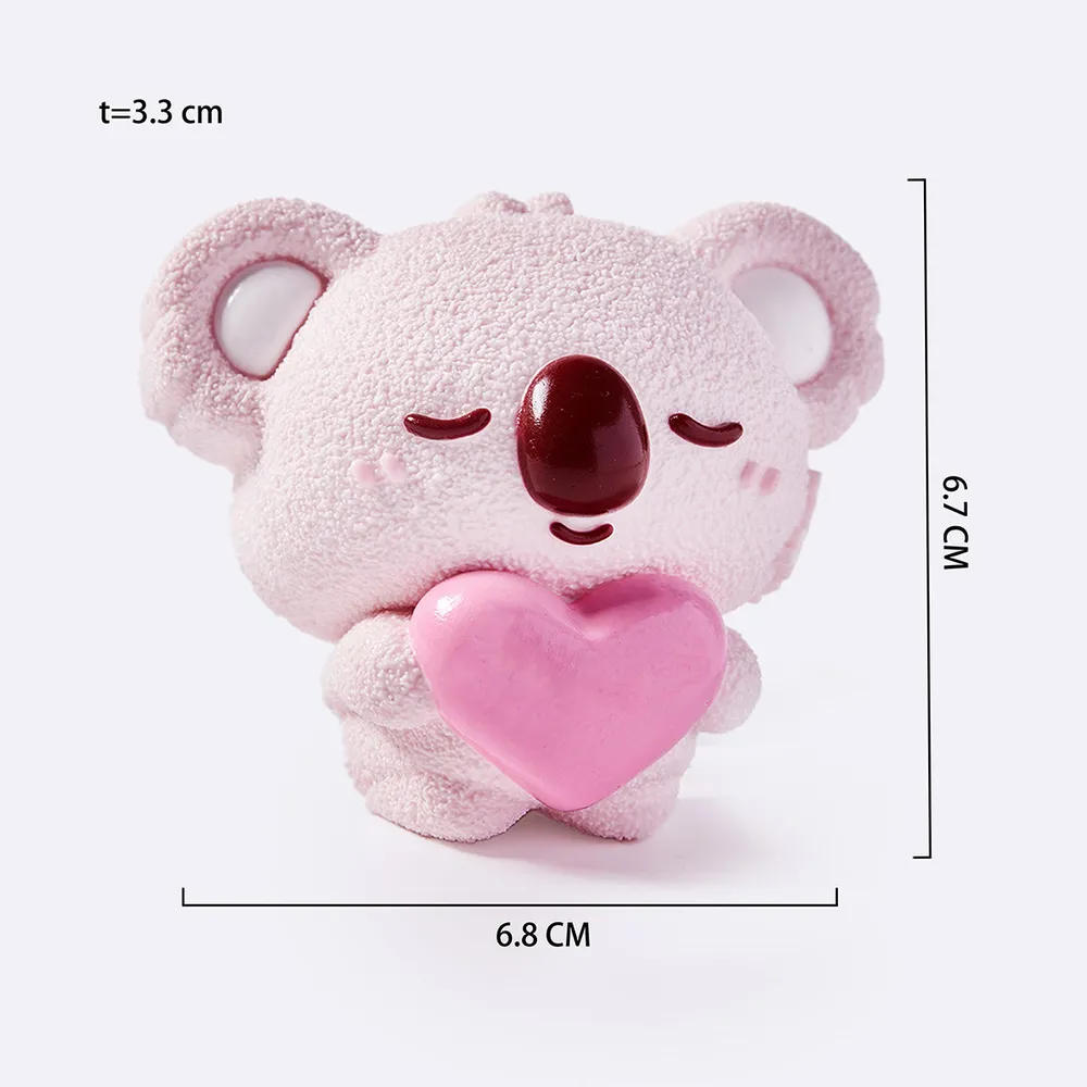 Pink Heart Koala Squishy — photo 2