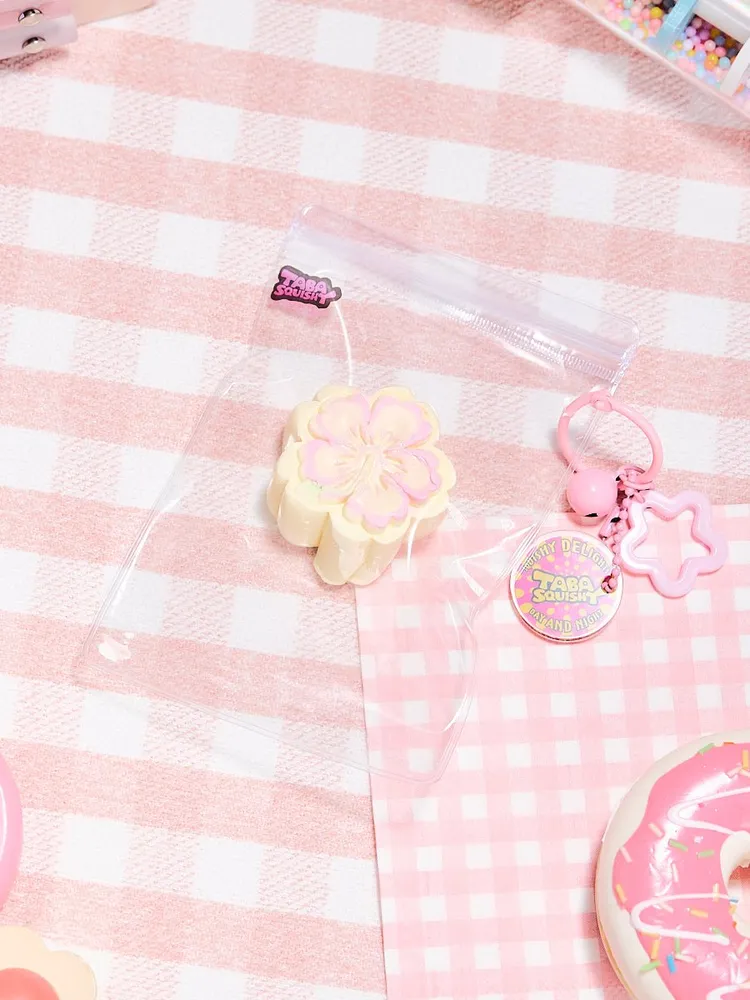 Pink Hibiscus Flower Taba Squishy — photo 4
