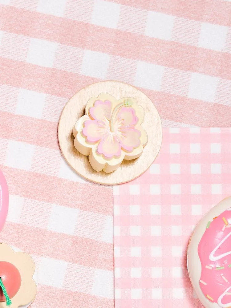 Pink Hibiscus Flower Taba Squishy — photo 6