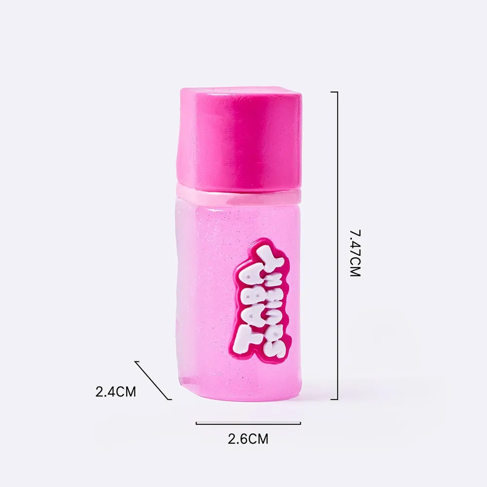 Pink Lip Gloss with Square Cap — photo 4