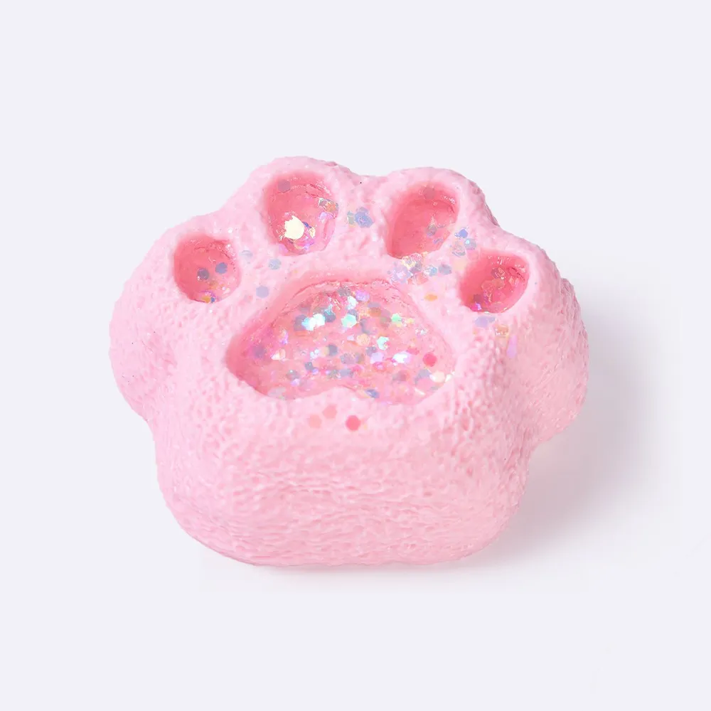 Pink Liquid Paw Taba Squishy