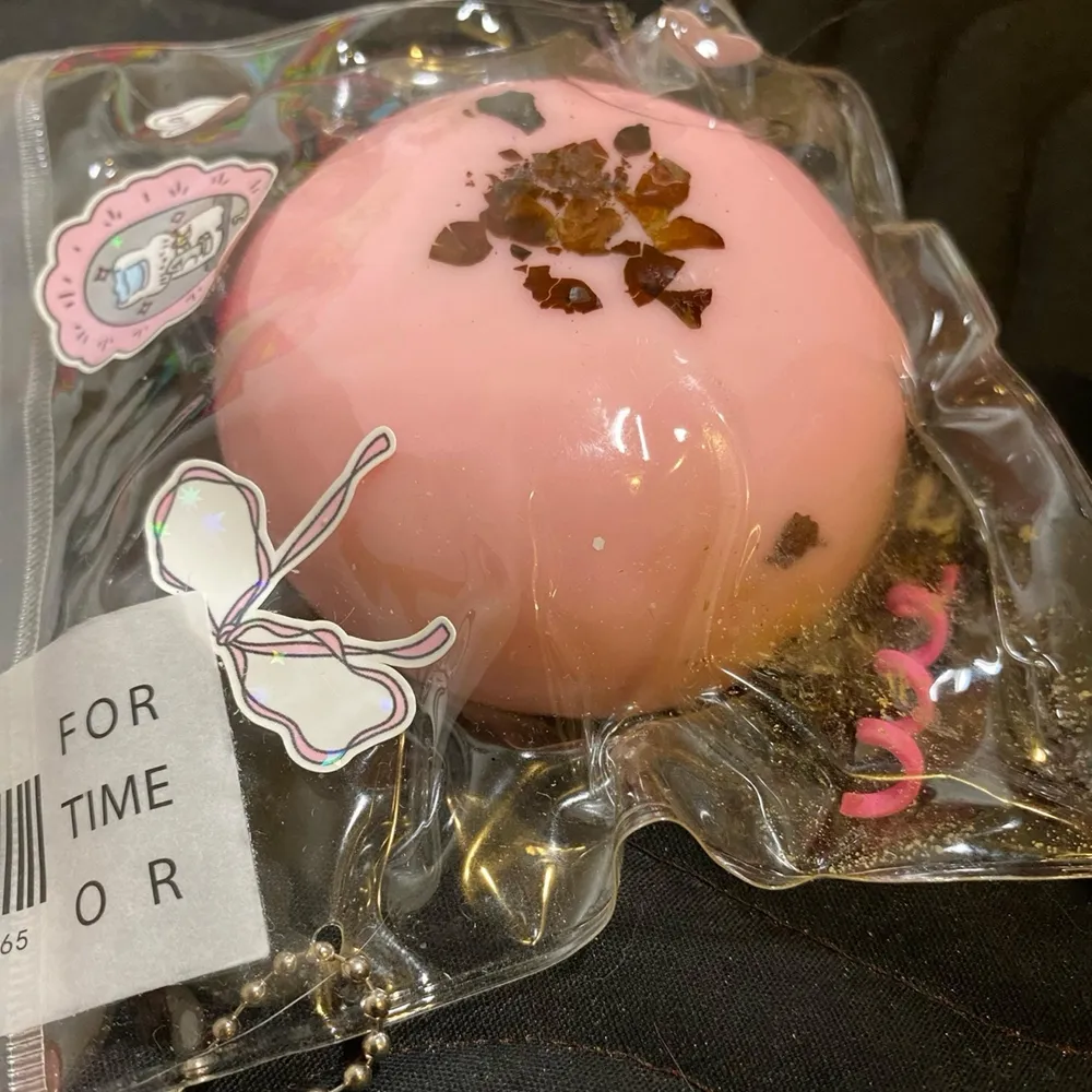 Pink Mochi Bakery Bread Roll Squishy