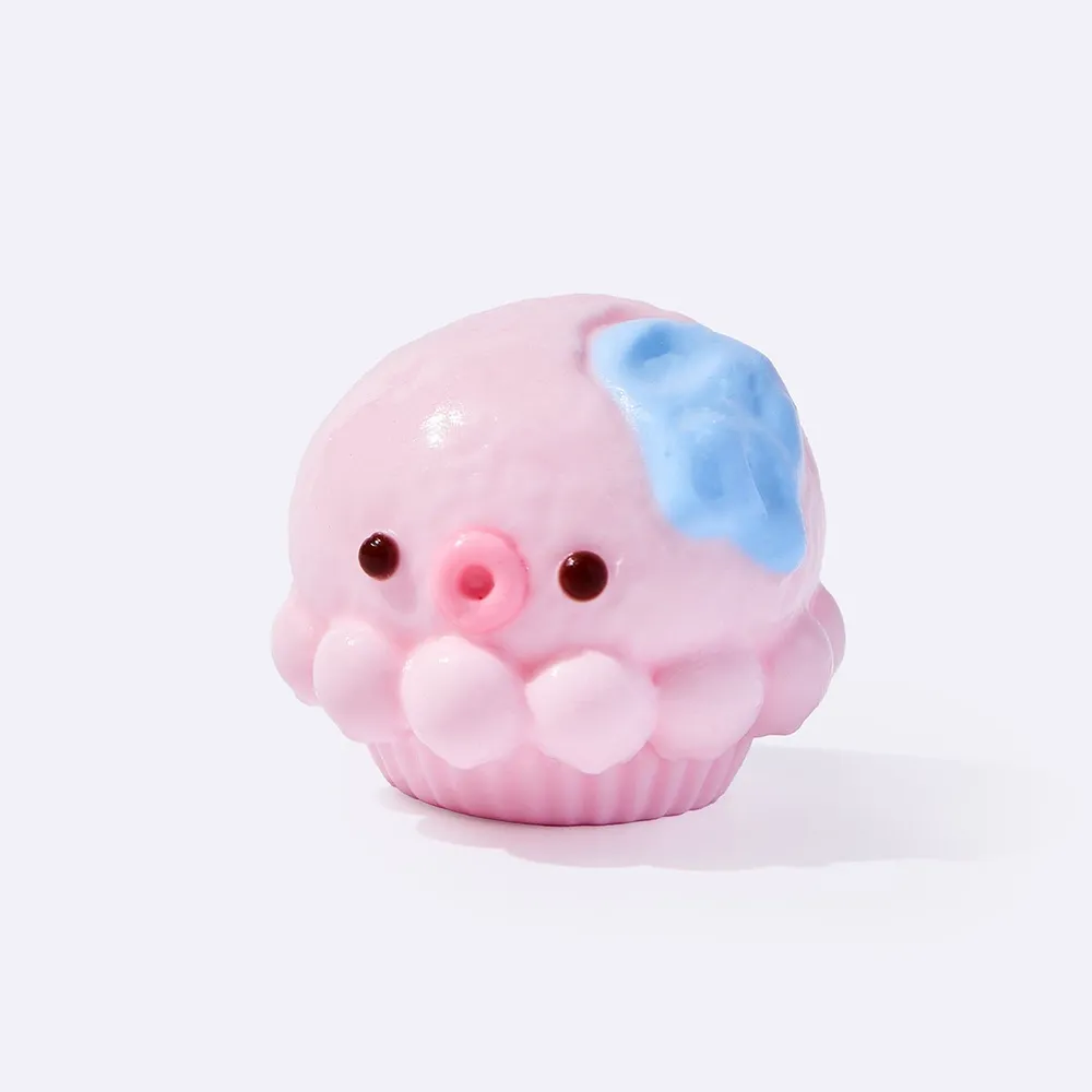Pink Octopus Cupcake