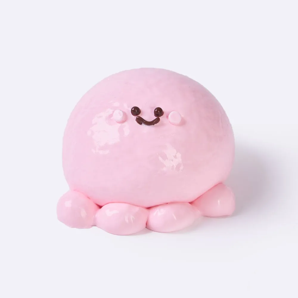 Pink Octopus Taba Squishy