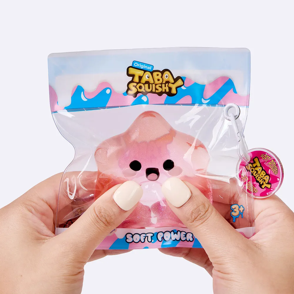 Pink & Orange Happy Star Taba Squishy — photo 4