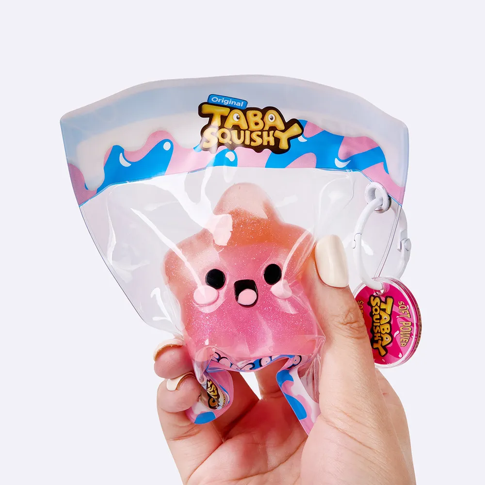 Pink & Orange Happy Star Taba Squishy — photo 5