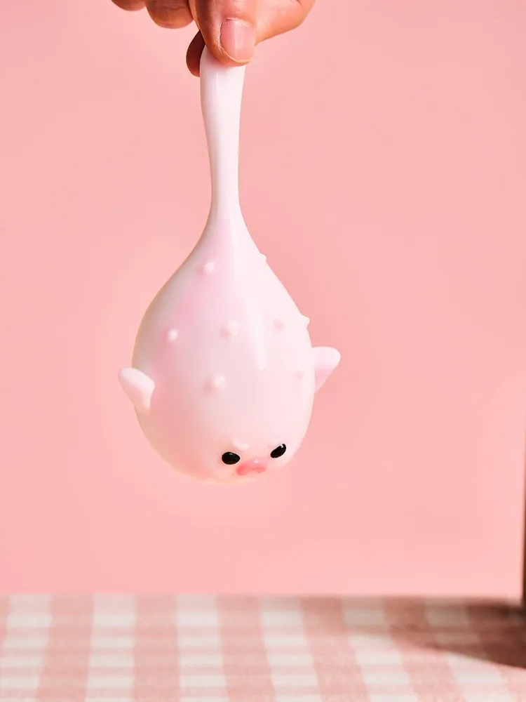 Pink Pufferfish Taba Squishy — photo 5