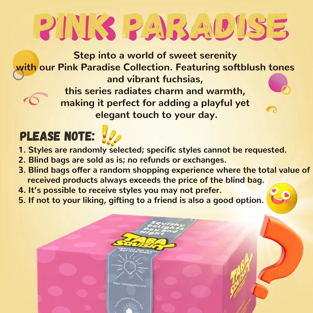 Pink Series Blind Bag Taba Squishy — photo 2