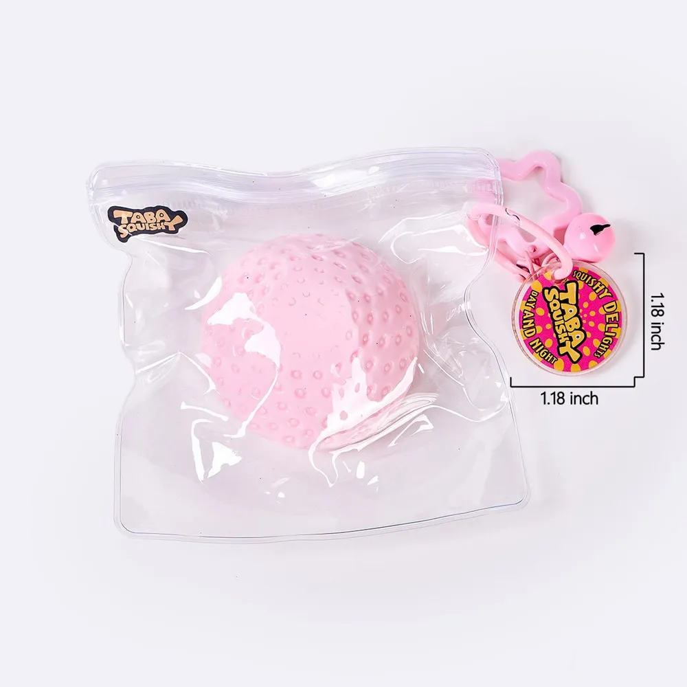 Pink Strawberry Taba Squishy - Water Like — photo 6