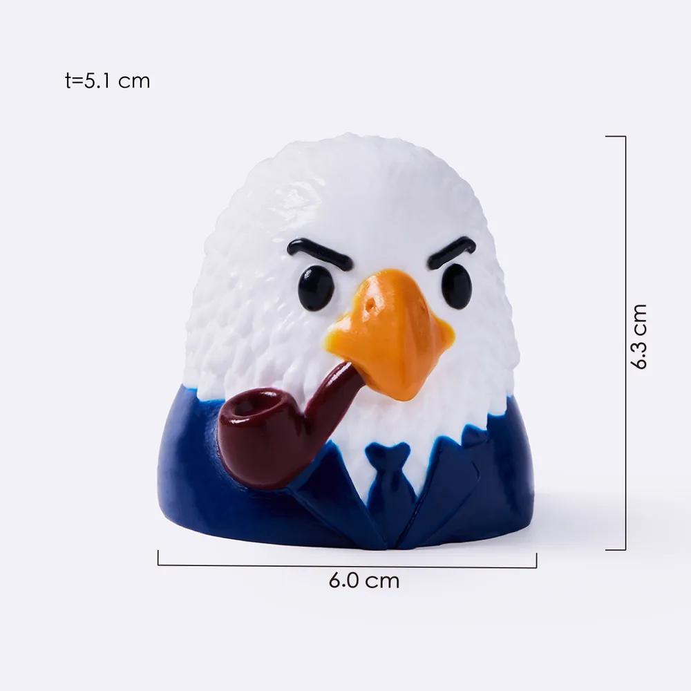 Pipe-Smoking Eagle Taba Squishy — photo 2