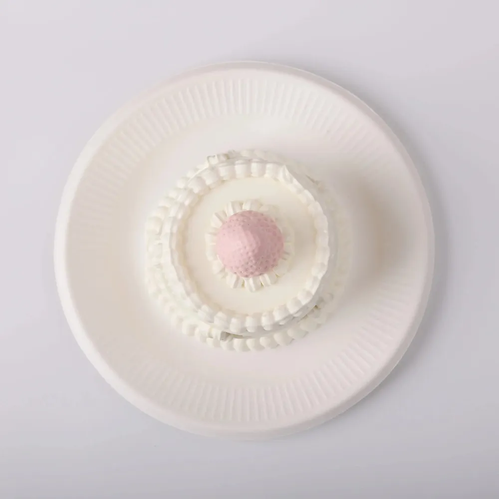 【Premium Handmade】【CT015】Elodie Pink Strawberry Cake Squishy Toy — photo 3