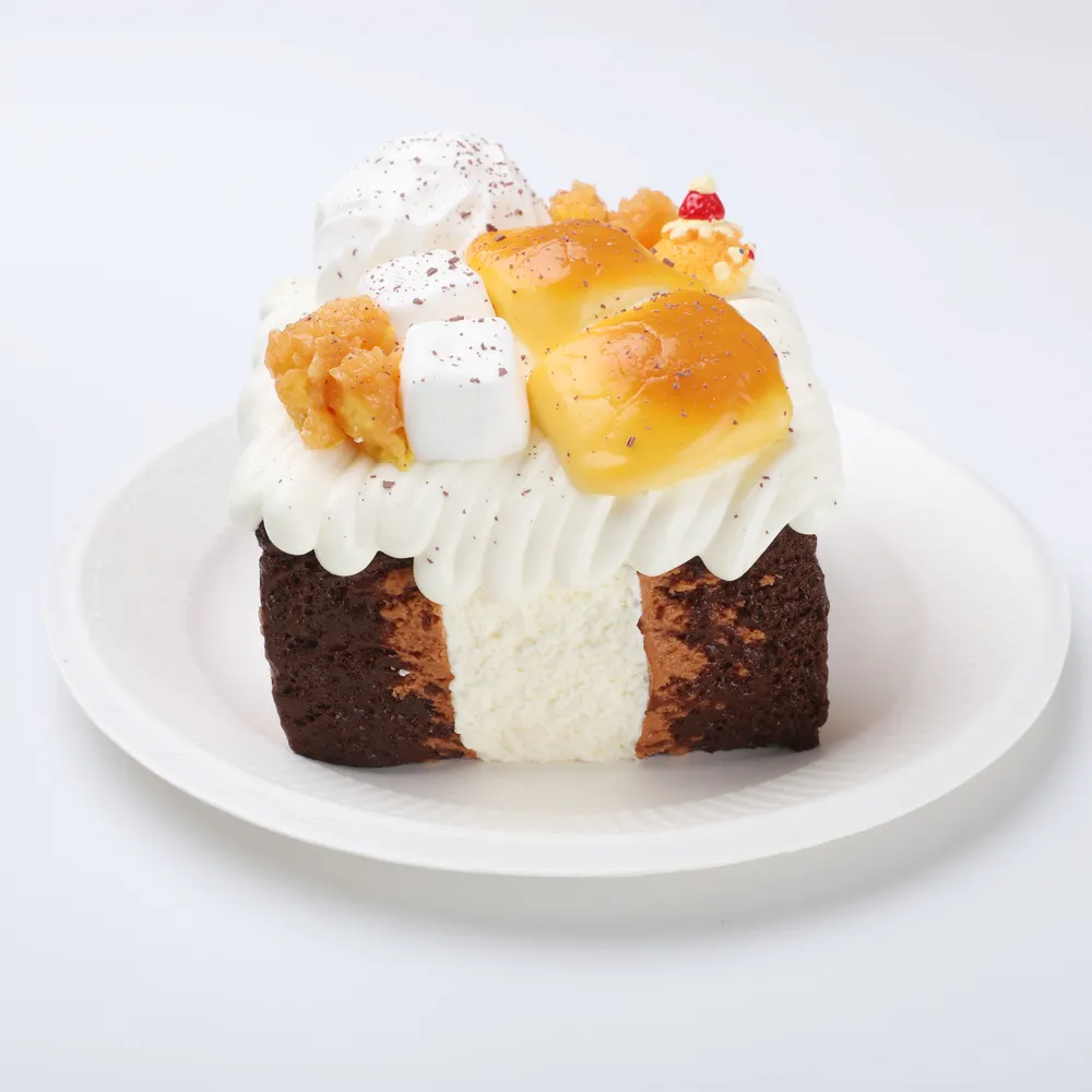 【Premium Handmade】【CT295】Marble Chocolate Pudding Cake Squishy Toy — photo 2