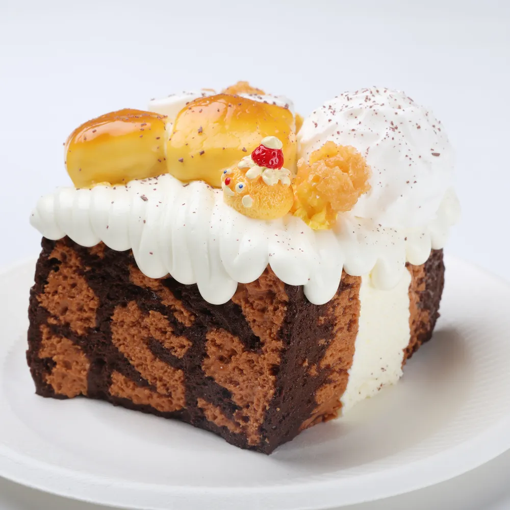 【Premium Handmade】【CT295】Marble Chocolate Pudding Cake Squishy Toy — photo 5