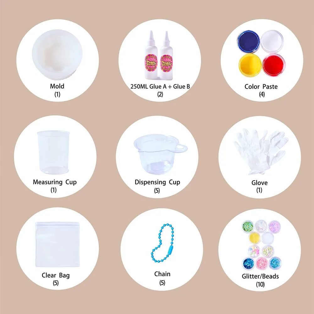 Pudding Taba Squishy DIY Mold Set — photo 4