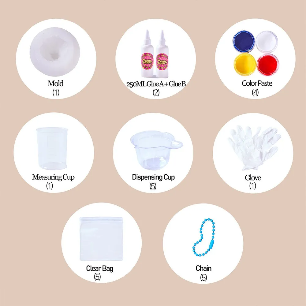 Pumpkin Taba Squishy DIY Mold Set — photo 4