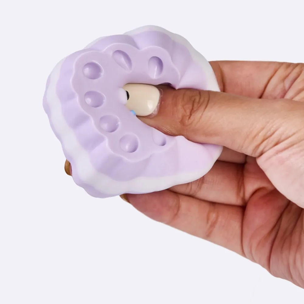 Purple Cute Monster Sandwich Cookie Taba Squishy — photo 3