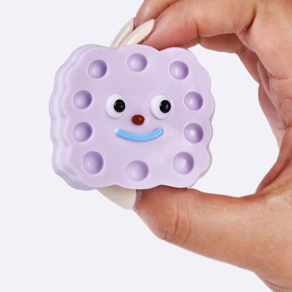 Purple Cute Monster Sandwich Cookie Taba Squishy — photo 4