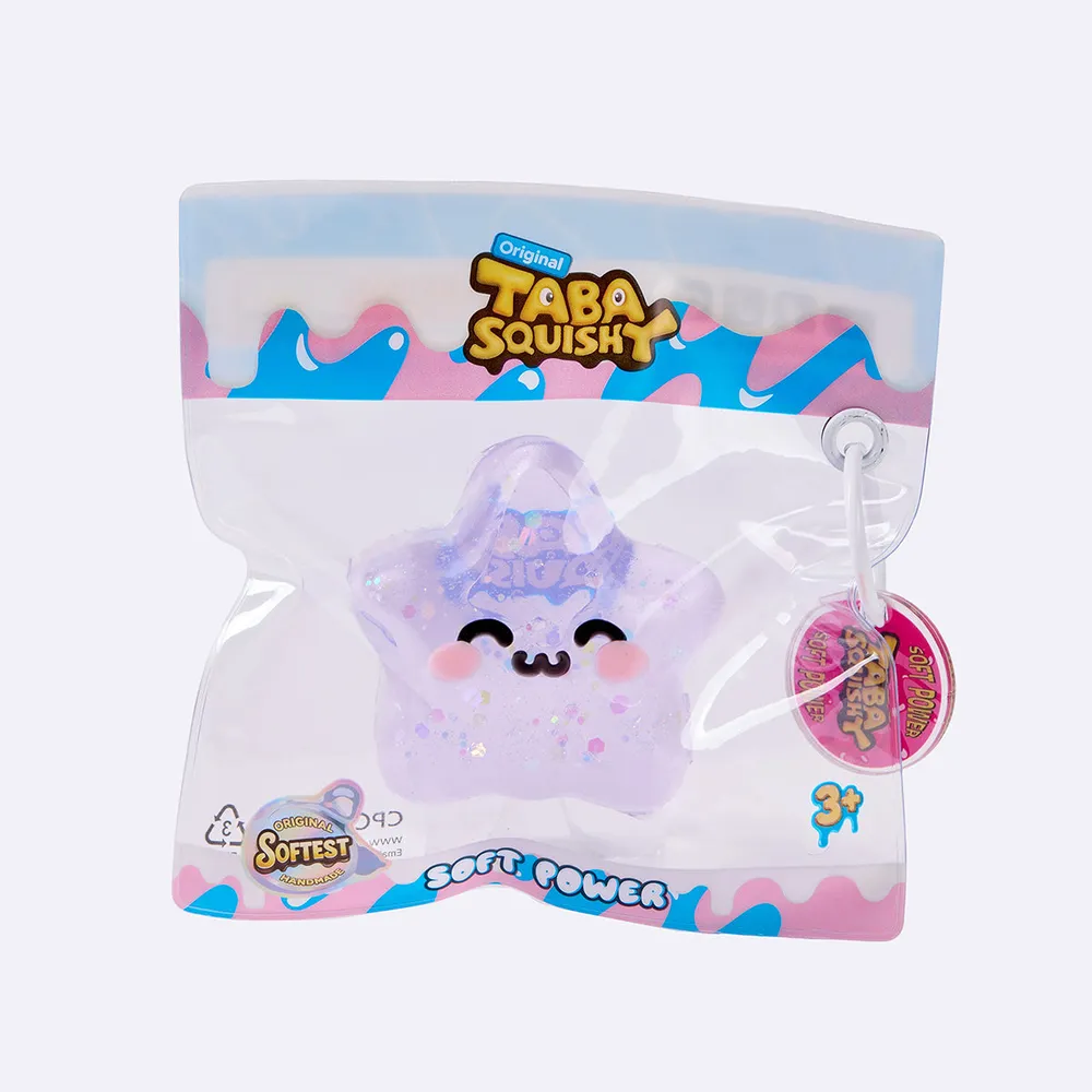 Purple Happy Star Taba Squishy — photo 2