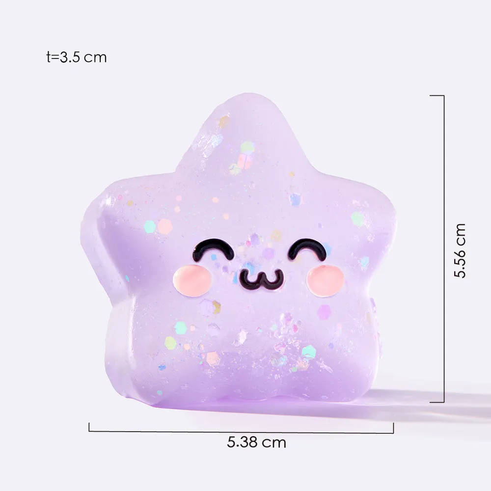 Purple Happy Star Taba Squishy — photo 3