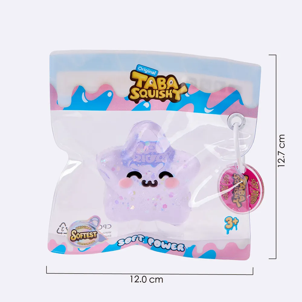 Purple Happy Star Taba Squishy — photo 6