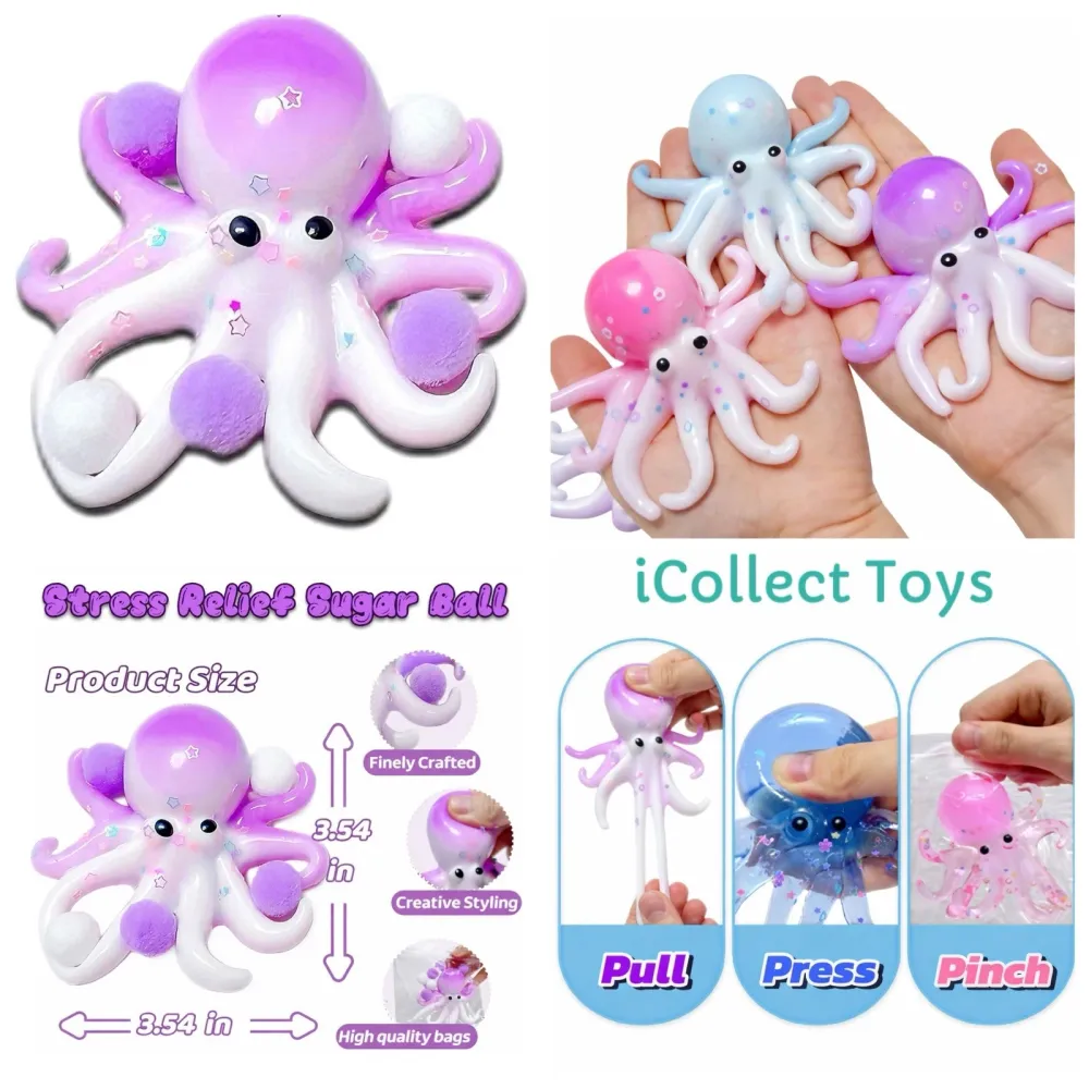 Purple Octopus Squishy