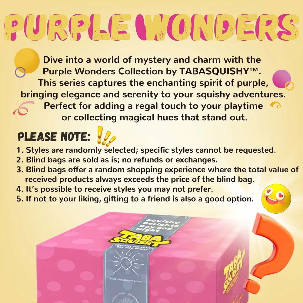 Purple Series Blind Bag Taba Squishy — photo 2