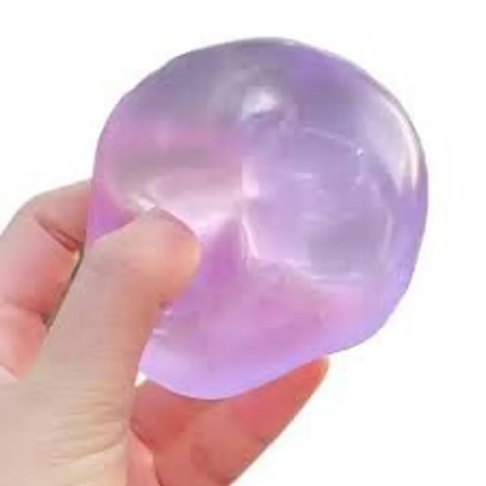 Purple Transparent Mochi Squishy Fidget Toy