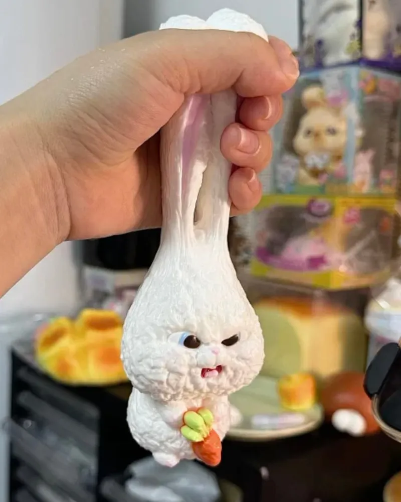 Rabbit Snowball Squishy Stress Relief Decompression Toy — photo 2