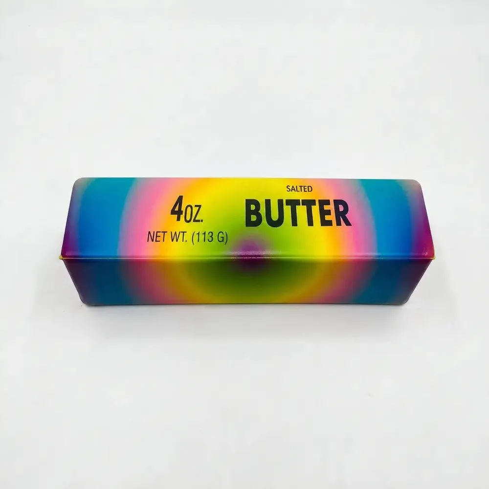 Rainbow Butter Foam Slow-Rise Squishy 5.5" Fidget Toy