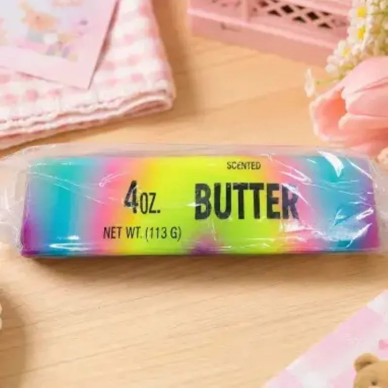 Rainbow Butter Foam Slow-Rise Squishy 5.5" Fidget Toy — photo 4