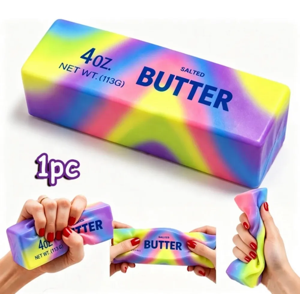 Rainbow Butter Stick Squishy
