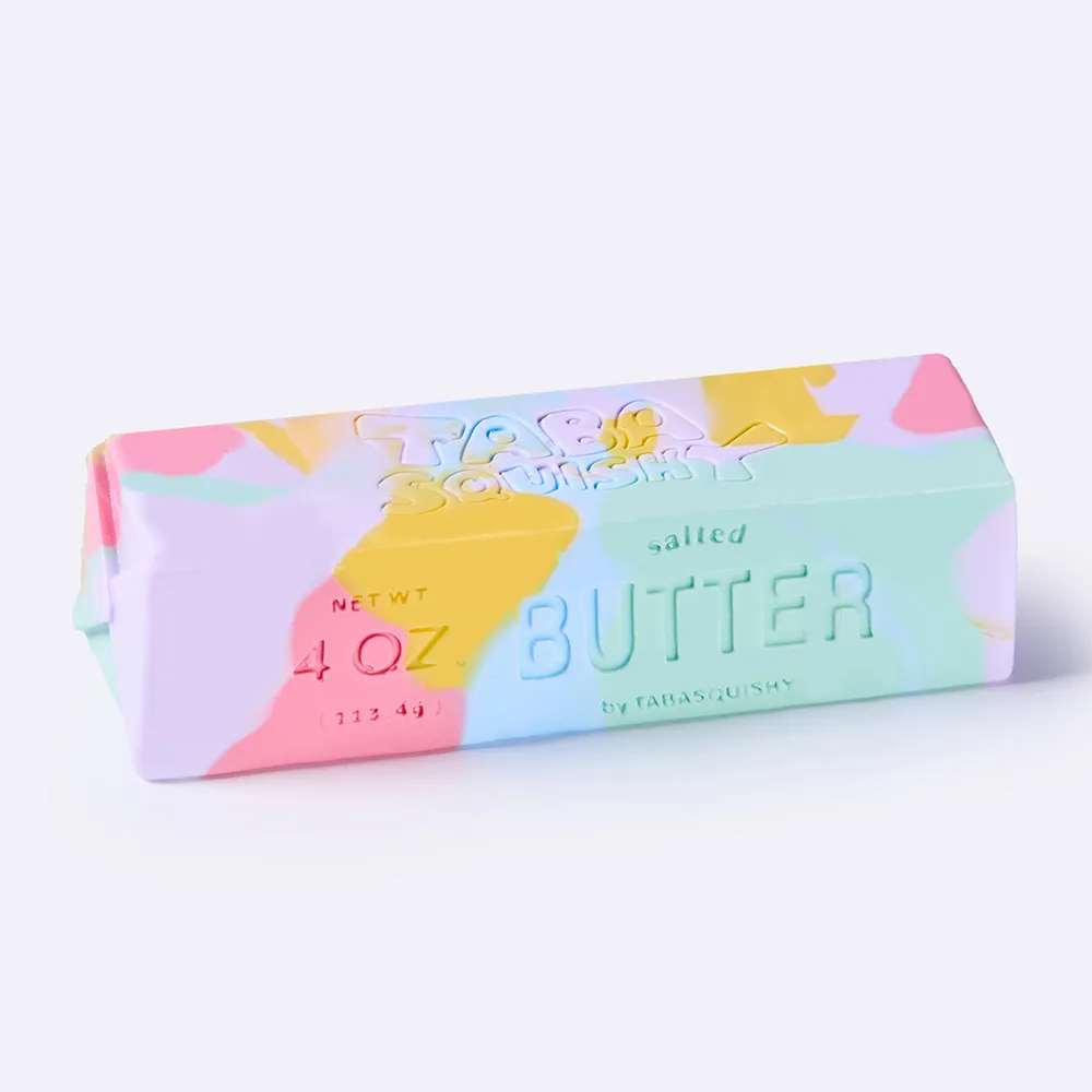 彩色长条黄油 Rainbow Butter Taba Squishy