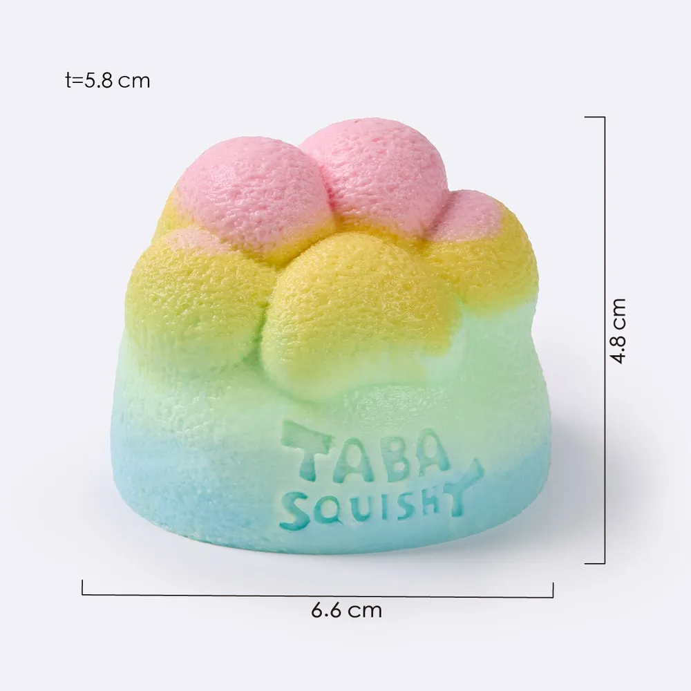 Rainbow Cat Paw Taba Squishy — photo 4