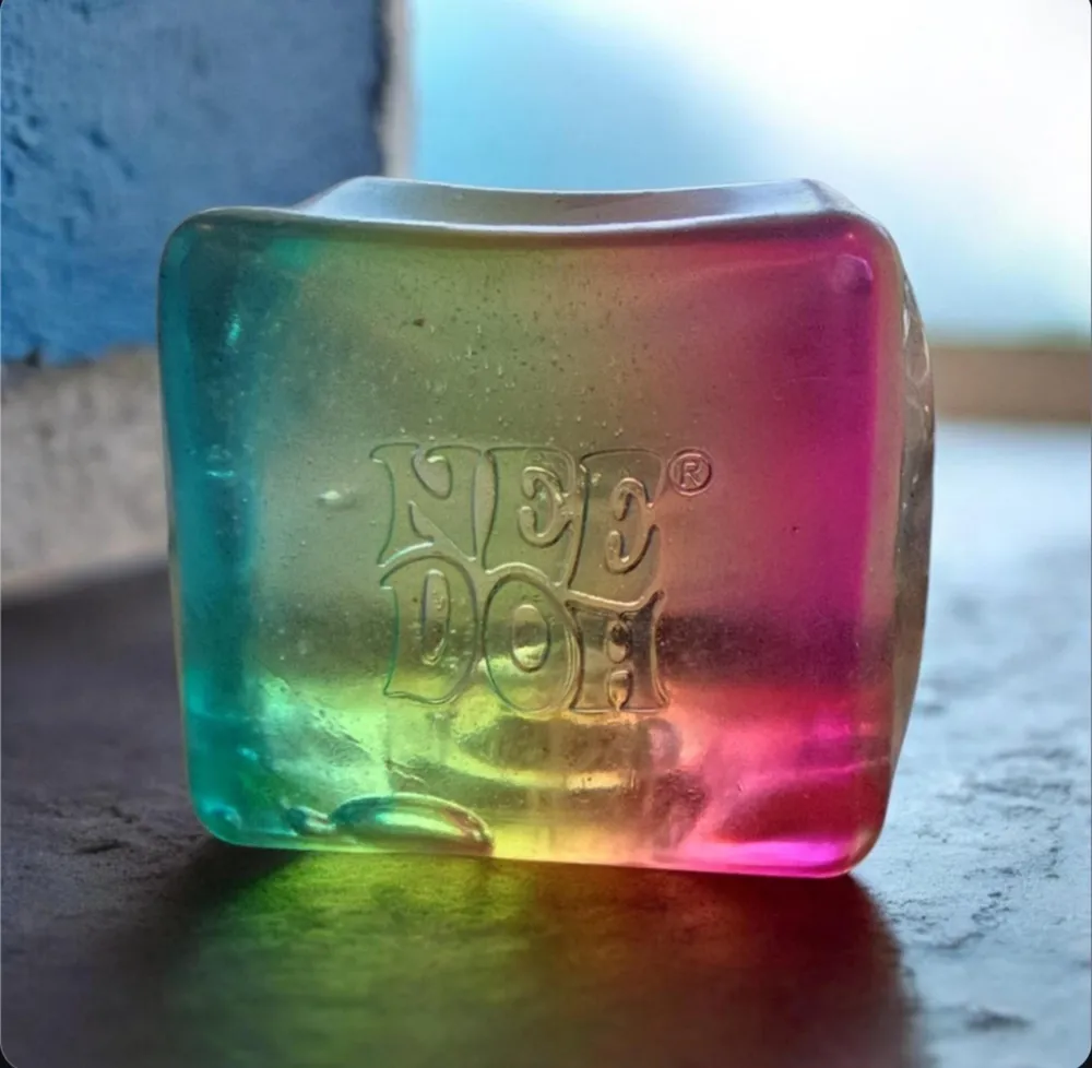 Rainbow Sugar Cube Squishy Fidget Toy