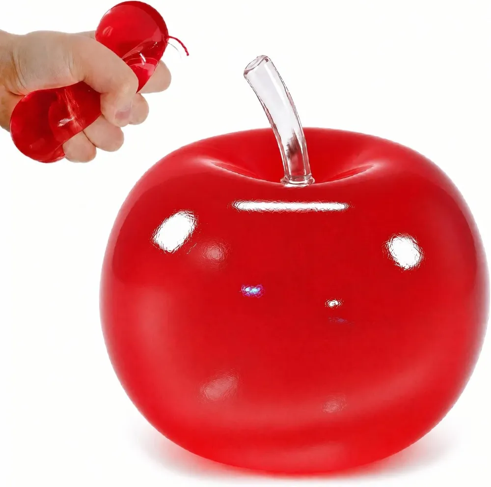 Red Apple Sugar Stress Ball Squishy