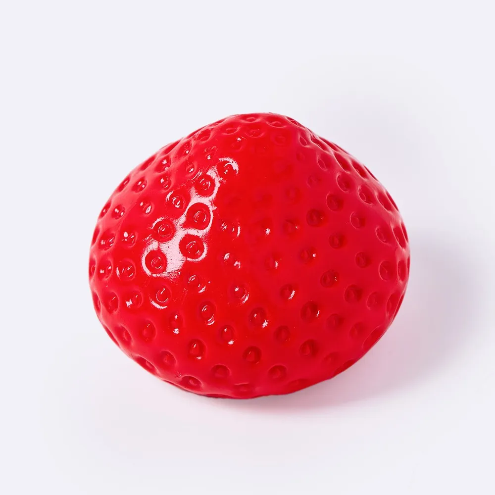 Red Strawberry Taba Squishy - Playdough Like