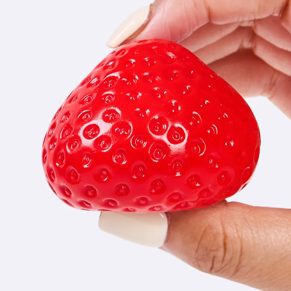 Red Strawberry Taba Squishy - Playdough Like — photo 4
