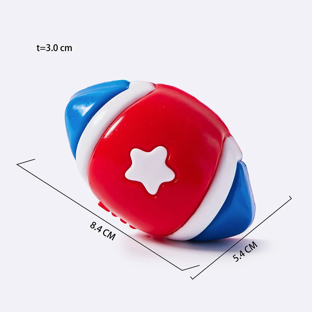 Red, White & Blue Football Taba Squishy — photo 2