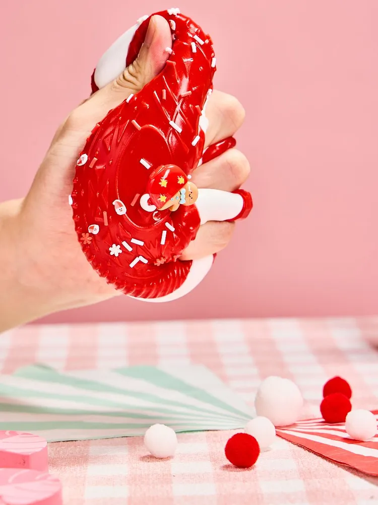 Red Xmas Cookie Sandwich Taba Squishy — photo 2