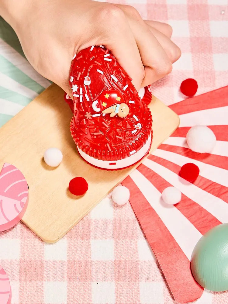 Red Xmas Cookie Sandwich Taba Squishy — photo 4