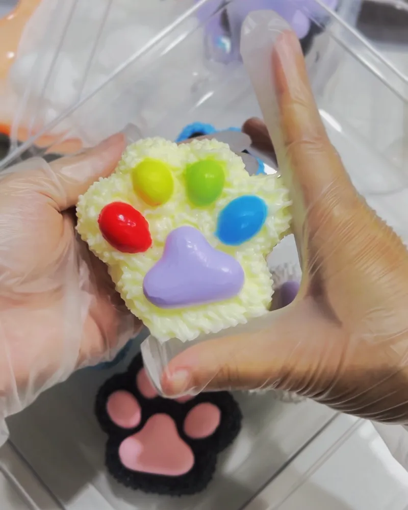 Rice Ball Paw Squishy Stress Relief Decompression Toy — photo 2
